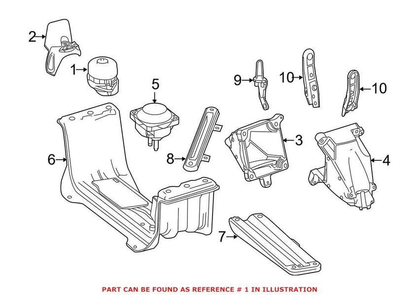 Engine Mount - Driver Side